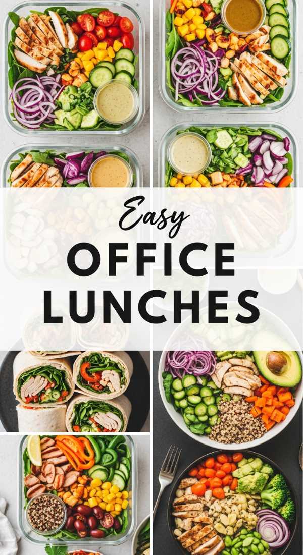 Healthy Lunch Ideas for Work That Aren't Boring
