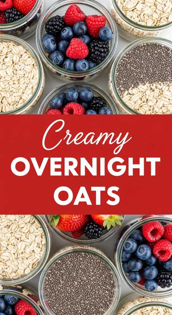 Healthy Overnight Oats Meal Prep Ideas