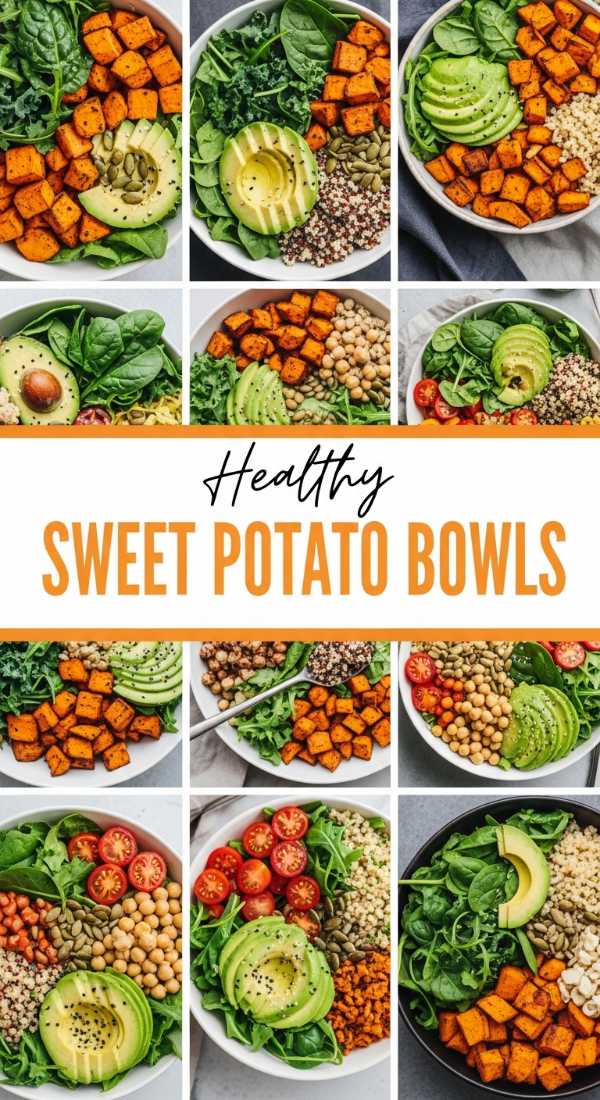 Healthy Sweet Potato Bowl Lunch Inspo