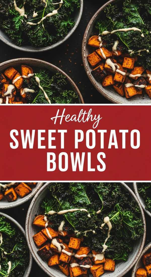 Healthy Sweet Potato Bowls for Meal Prep