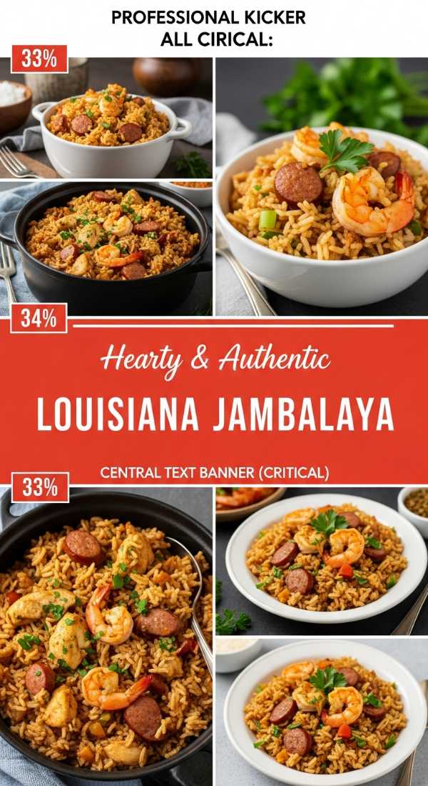 Hearty & Authentic LOUISIANA JAMBALAYA