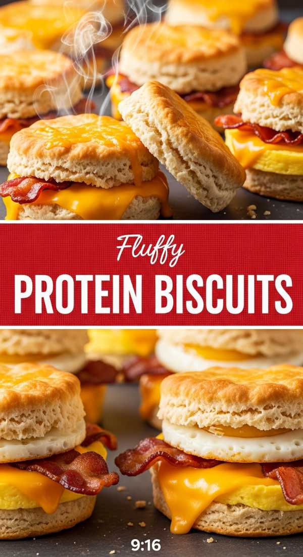 High Protein Breakfast Protein Biscuits