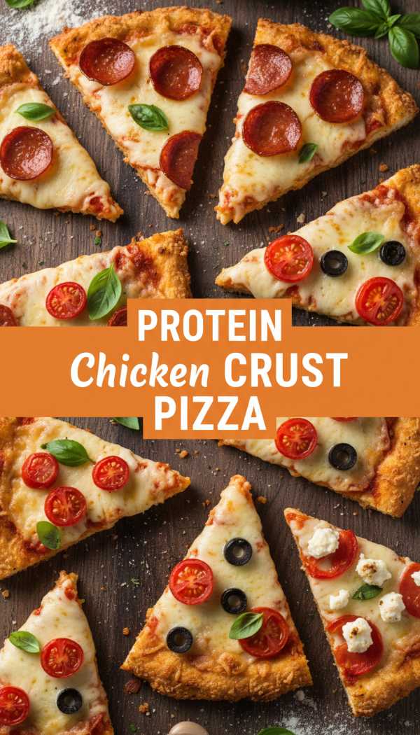 High Protein Chicken Crust Pizza Recipe