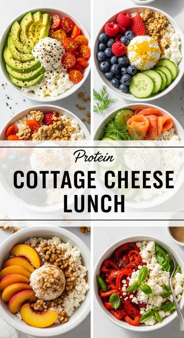 High Protein Cottage Cheese Lunch Ideas