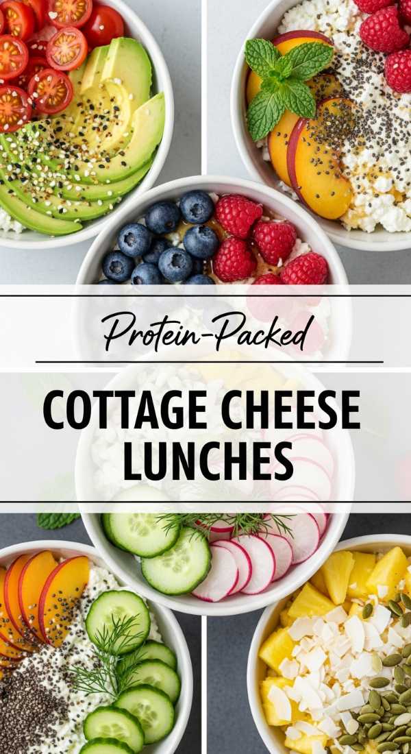High Protein Cottage Cheese Lunch Ideas