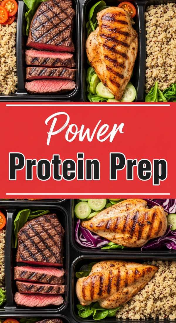 High Protein Meal Prep for the Whole Week