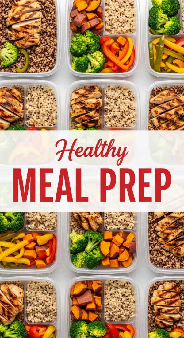 High Protein Meal Prep for Weight Loss Goals