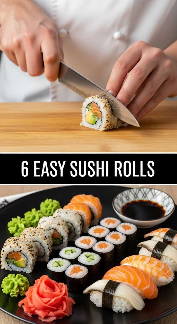 Homemade Sushi Recipes: 6 Easy Rolls For Beginners