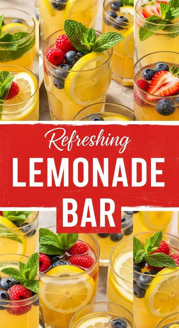 How to Build the Ultimate Lemonade Bar