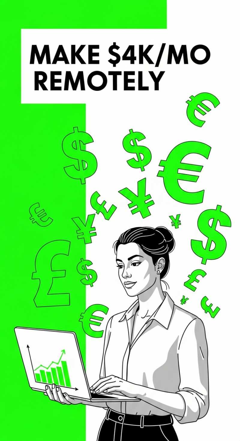 How to Make $4,000/Month with Remote Jobs
