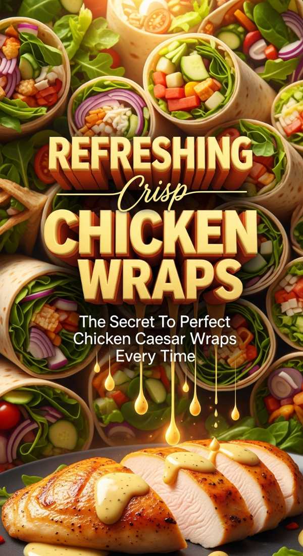 How To Make The Best Chicken Caesar Wraps
