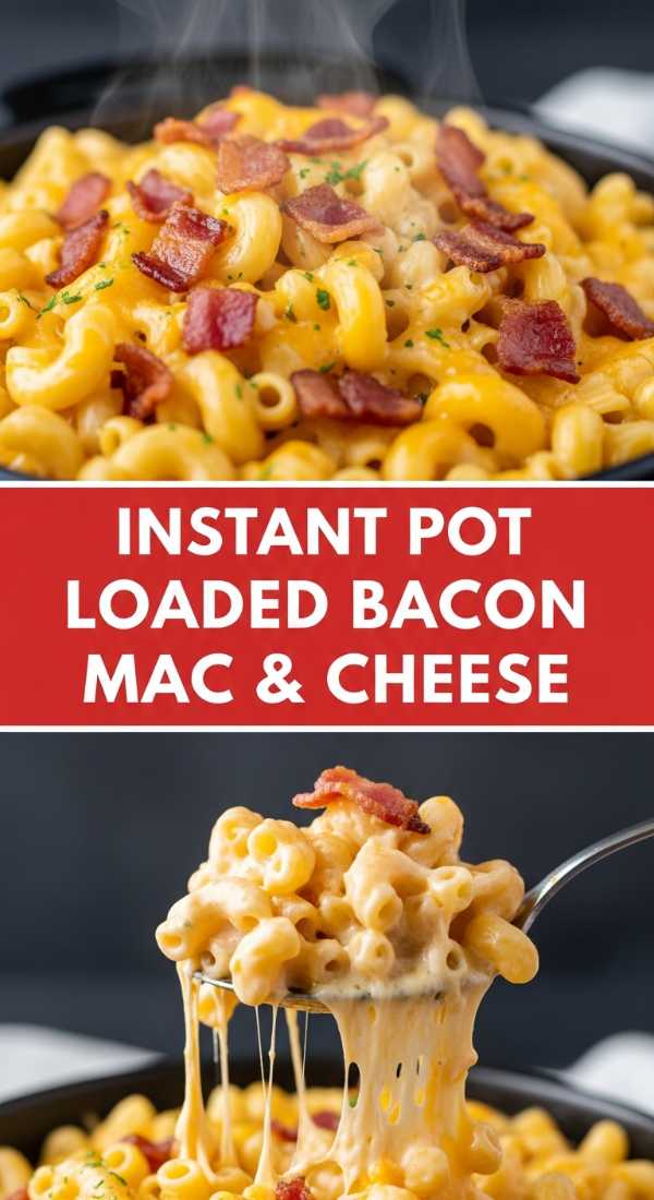 Instant Pot Loaded Bacon Mac & Cheese: Speedy Indulgence