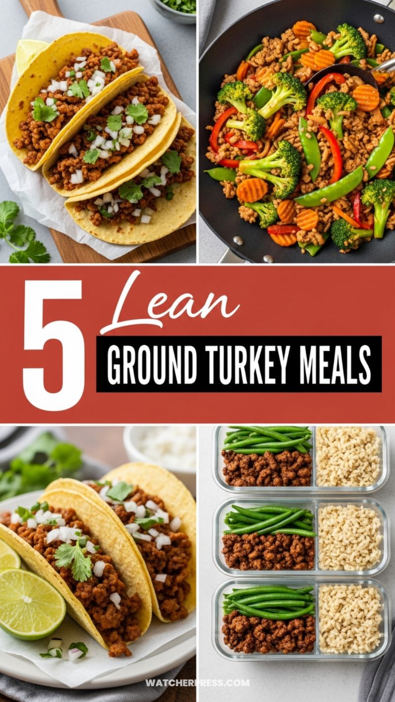 Lean Ground Turkey Tacos & Stir-Fry