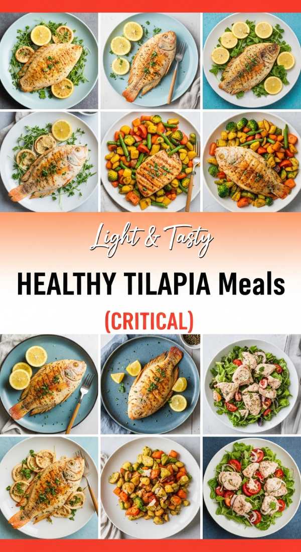 Light & Tasty HEALTHY TILAPIA Meals
