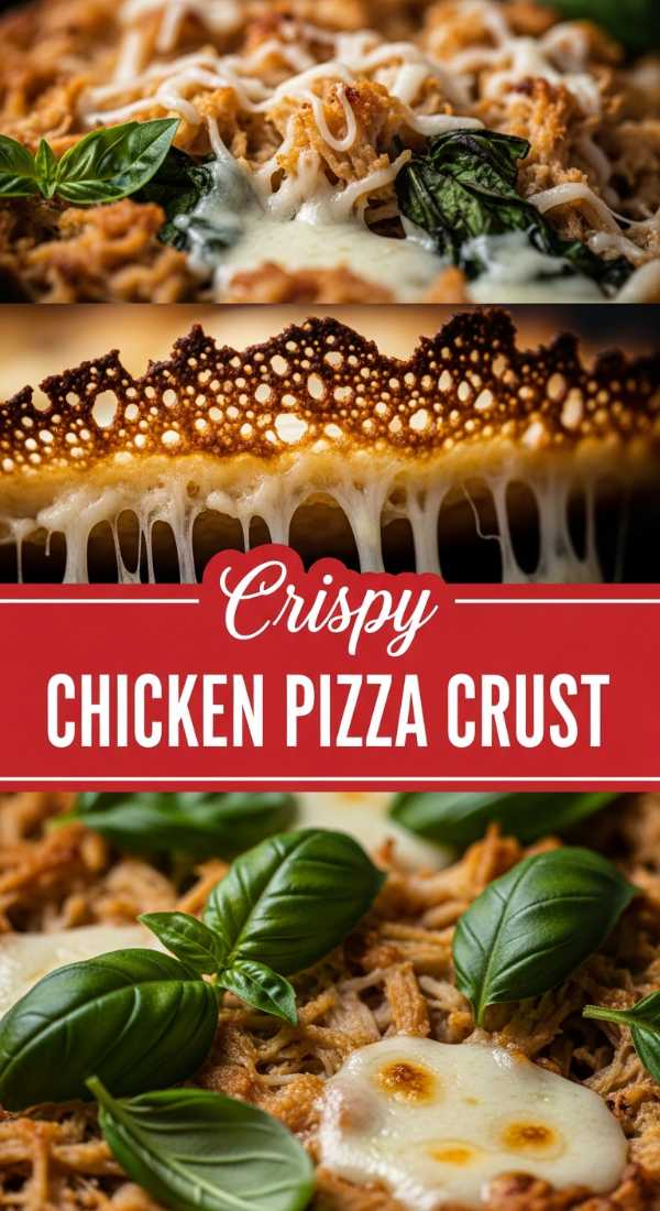 Low Carb Chicken Crust Pizza Recipe