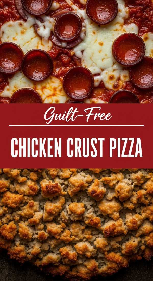 Low Carb Chicken Crust Pizza Recipe Hack