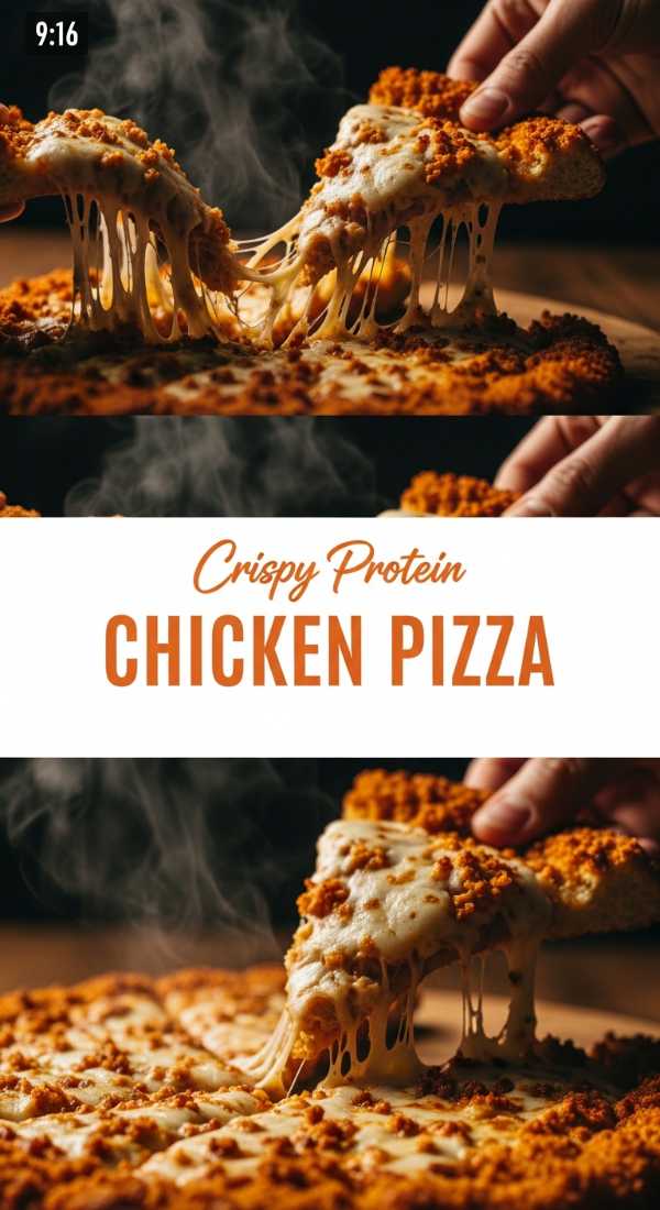 Low Carb High Protein Chicken Crust Pizza