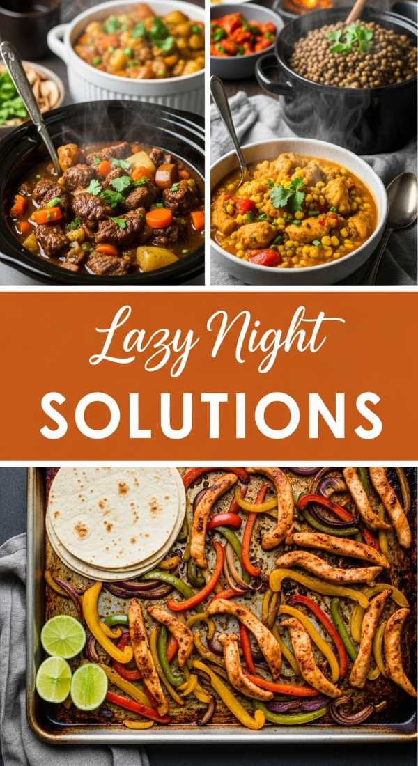 Low Effort Meals for Lazy Nights