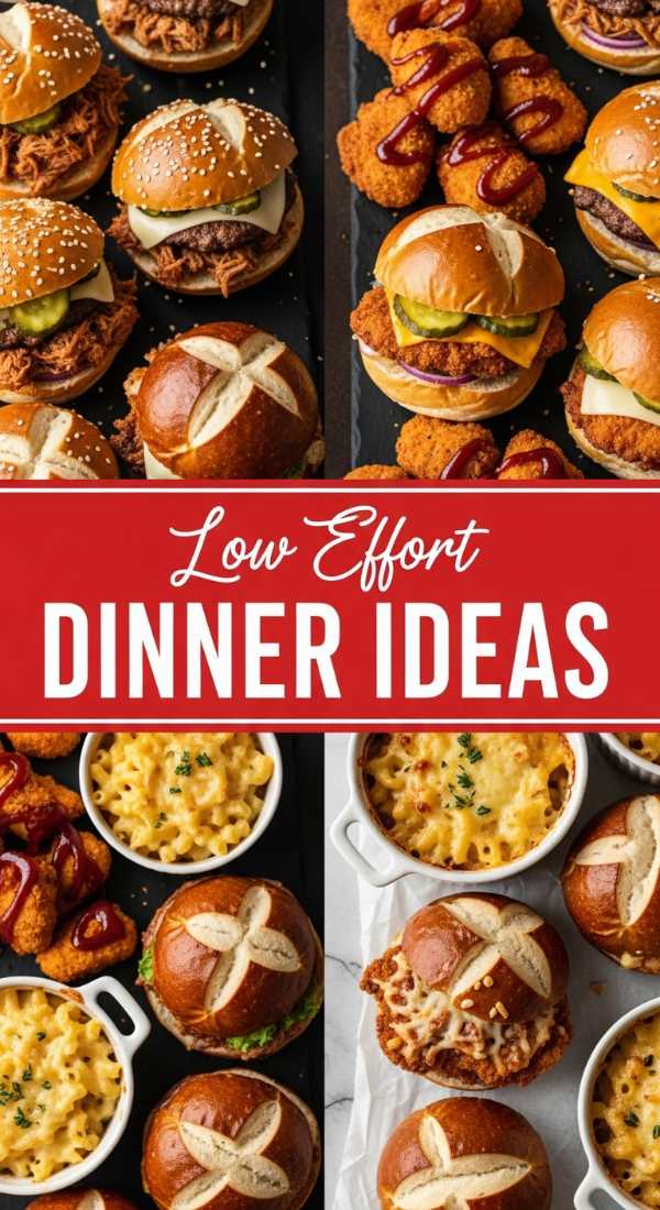 Low Effort Meals for Picky Eaters