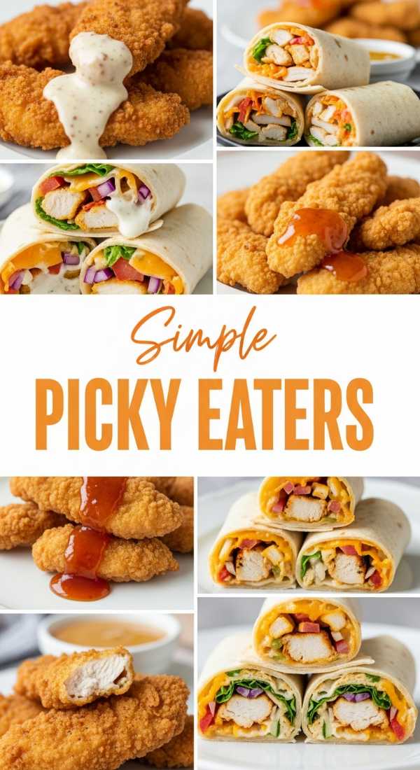 Low Effort Meals for Picky Eaters and Families