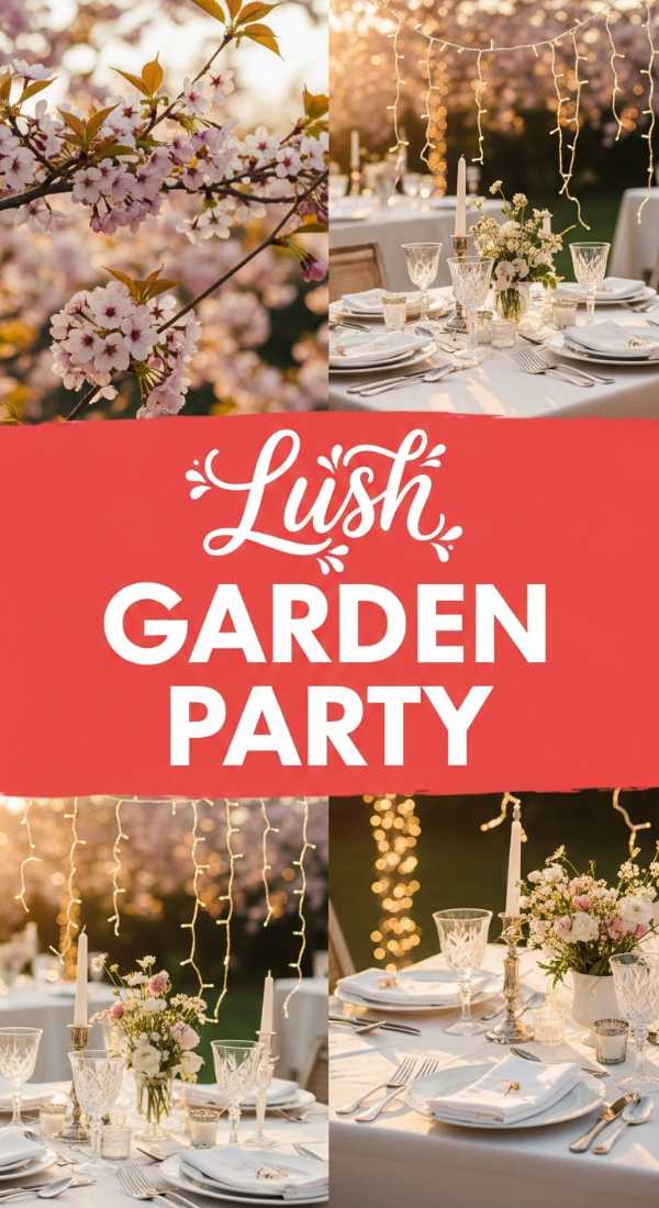 Lush Garden Party Birthday Inspiration
