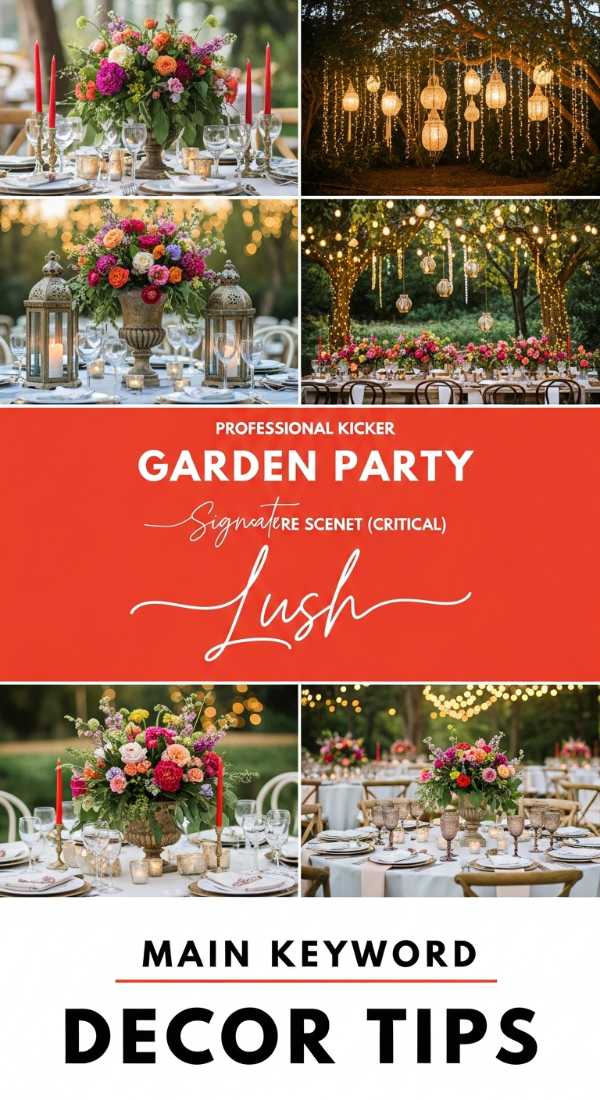 Lush Garden Party Decor Tips