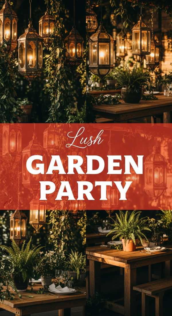 Lush Garden Party Decorations