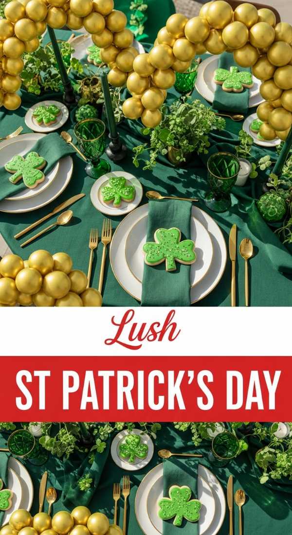 Lush St Patrick's Day Party Ideas