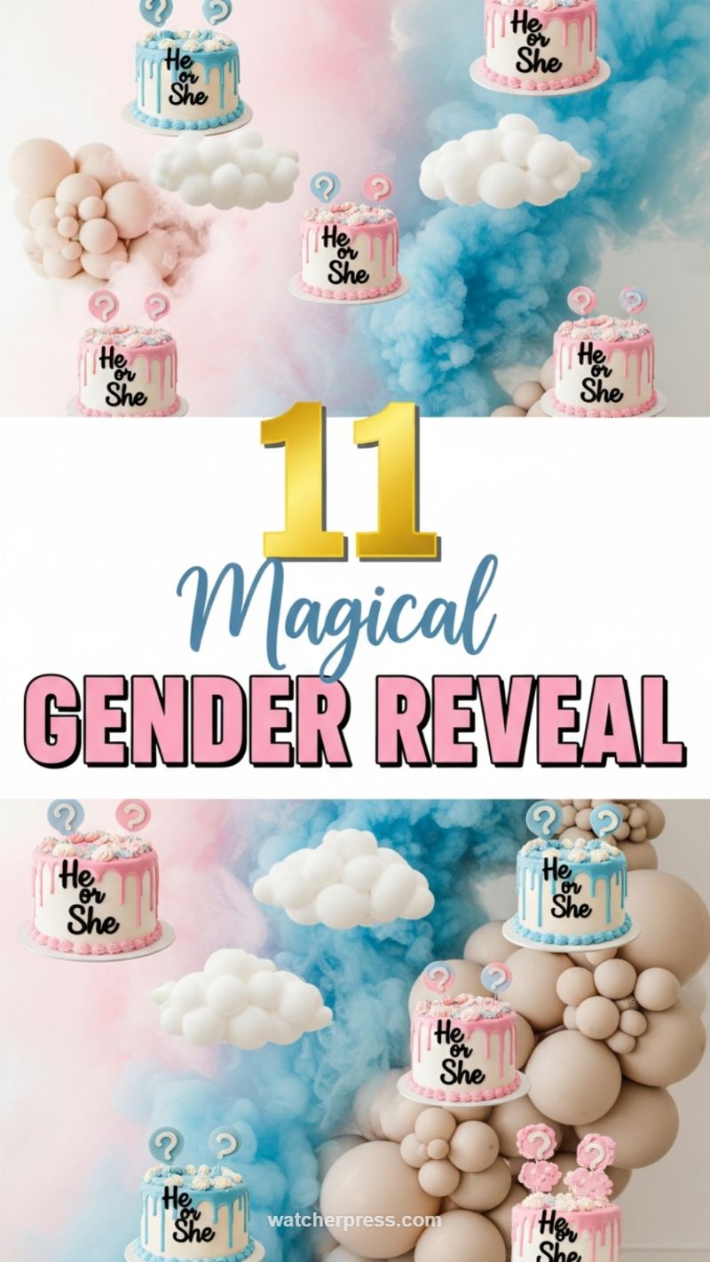 Magical Cloud-Themed Gender Reveal