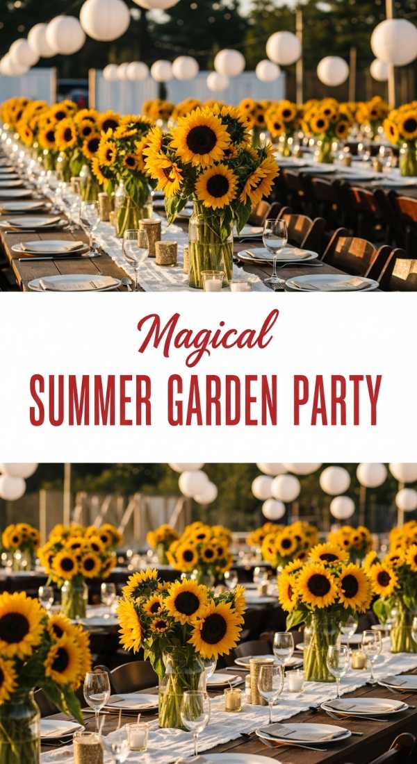 Magical Summer Garden Party Decor
