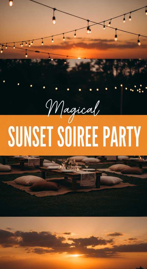 Magical Sunset Soiree Party Ideas