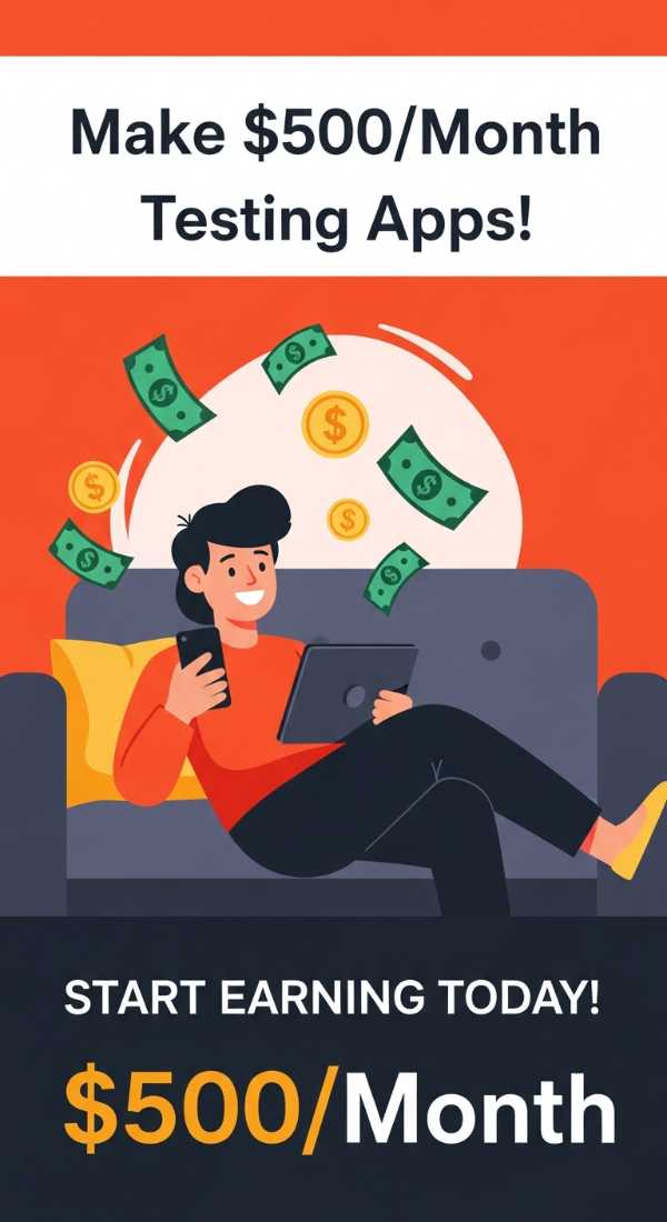 Make $500/Month Testing Apps!