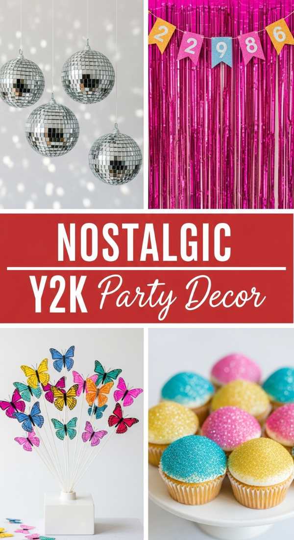 Nostalgic Y2K Party Decor