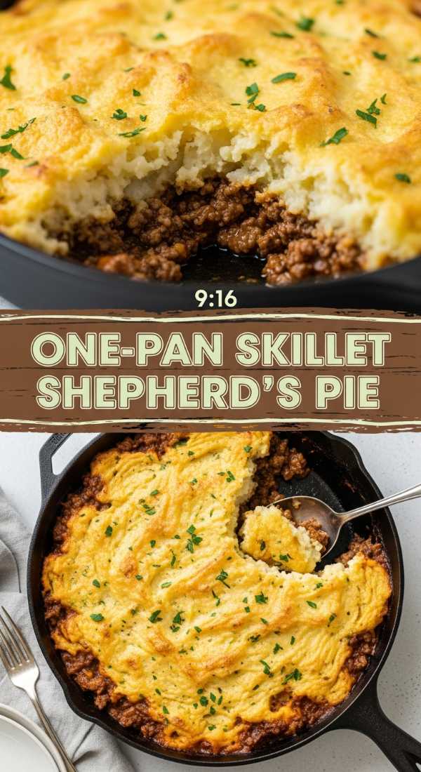 One-Pan Skillet Shepherd's Pie: Simple Family Dinner