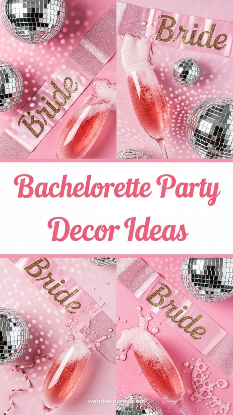 Pink Disco Bachelorette Sparkle