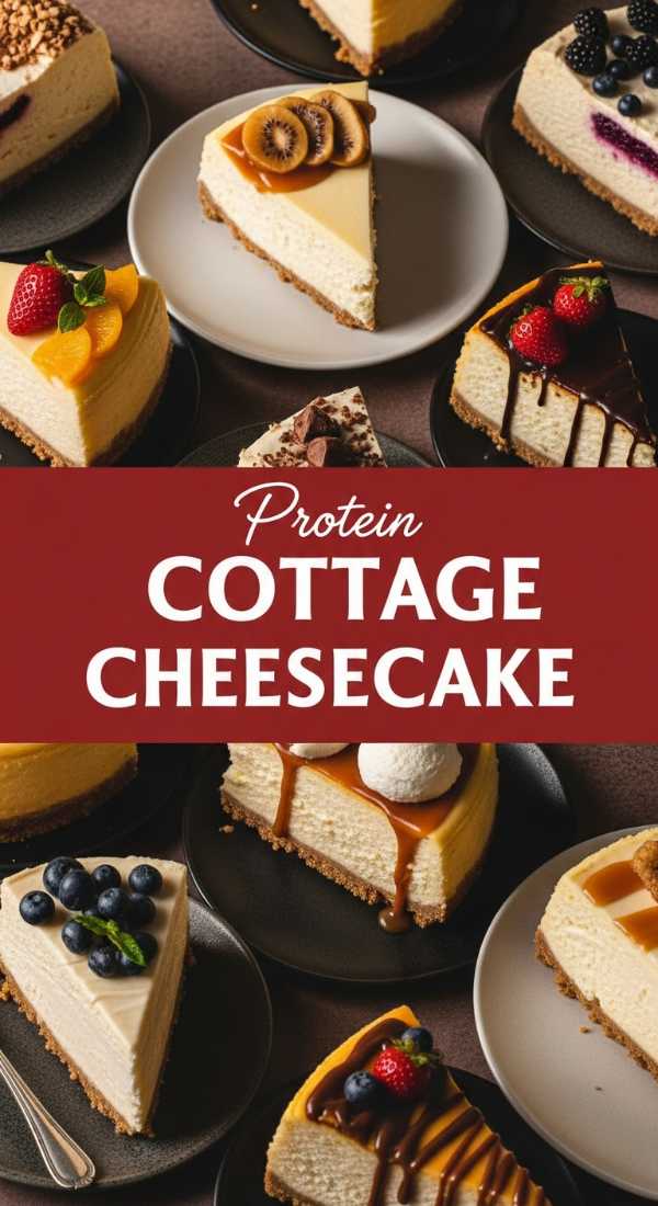 Protein Cottage Cheesecake Dessert Ideas