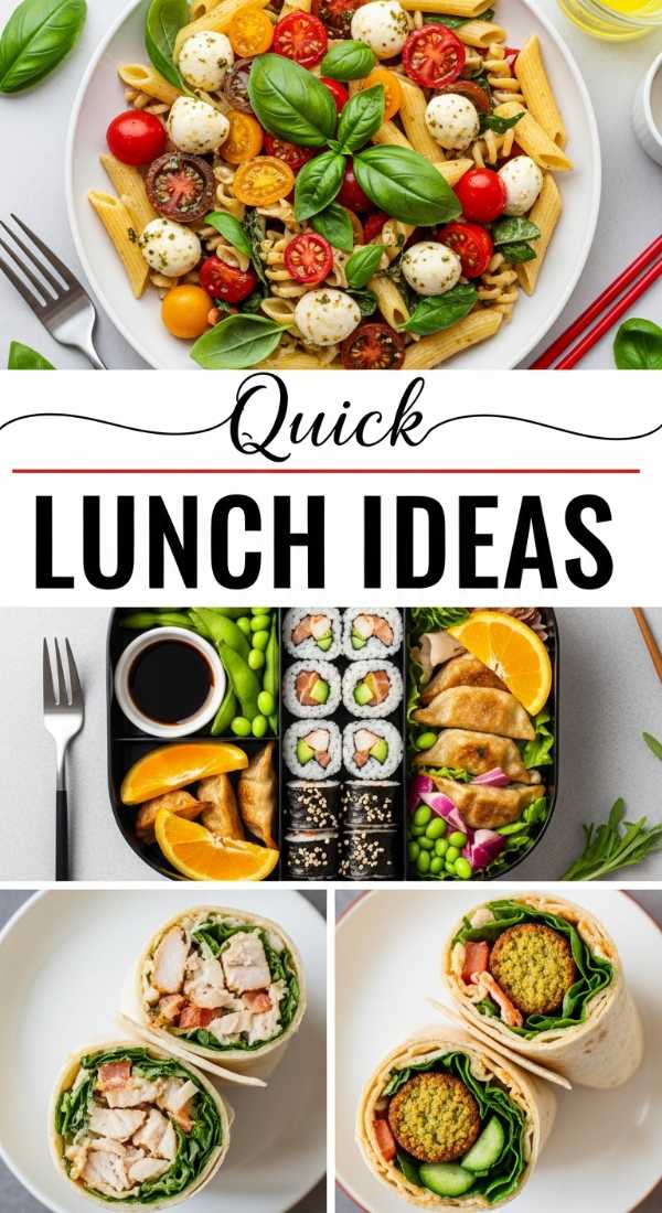 Quick Lunch Ideas for School or Work