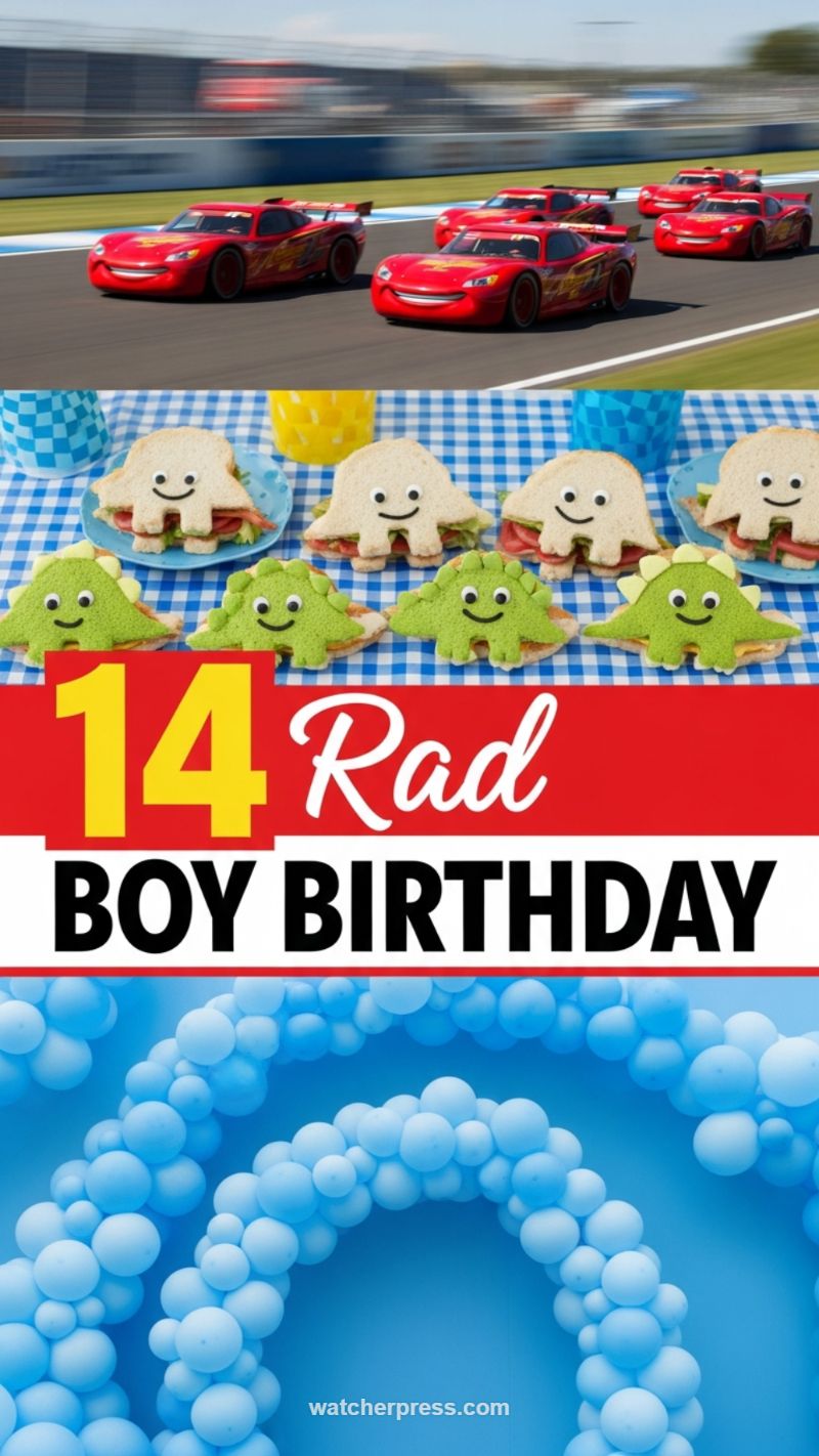 Rad Boy's Race Car & Dino Birthday