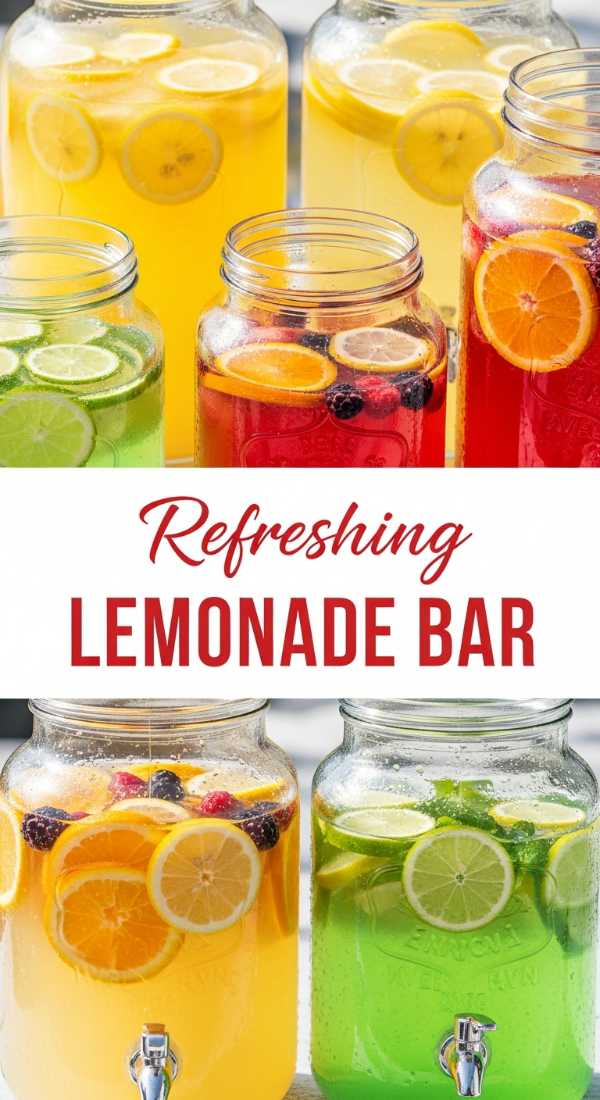 Refreshing Lemonade Bar Ideas for Summer