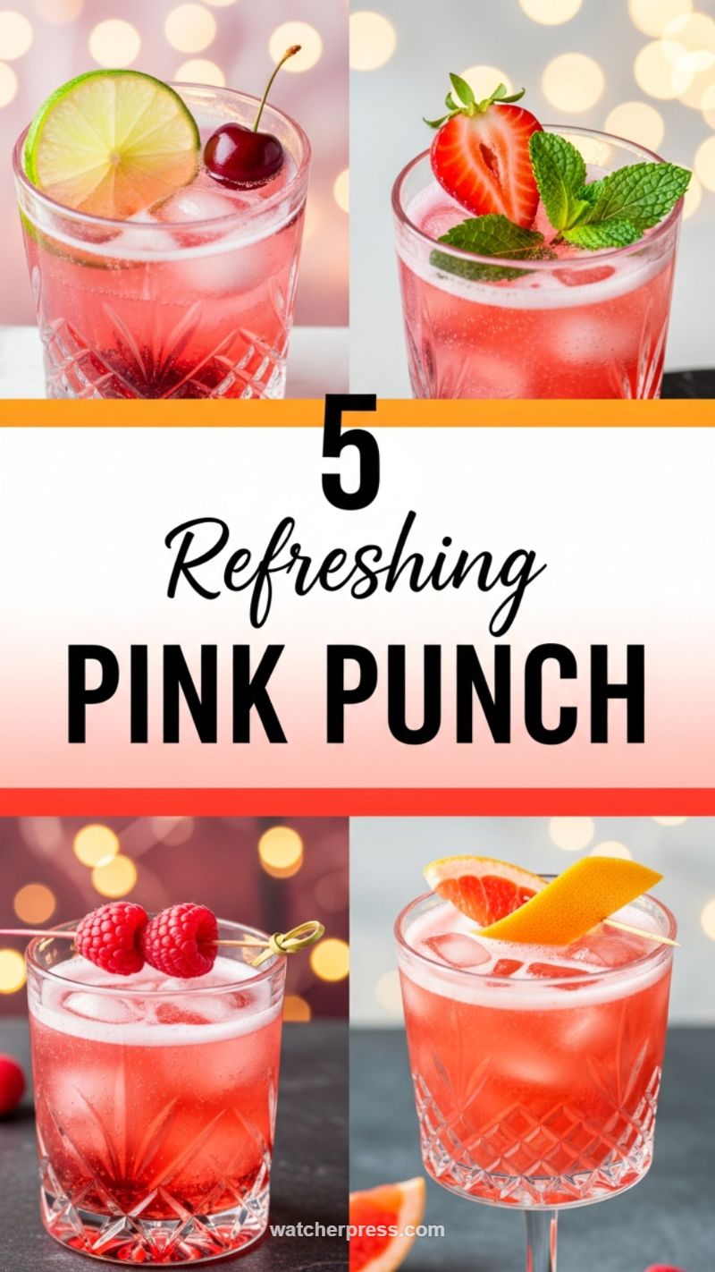 Refreshing Pink Party Punch