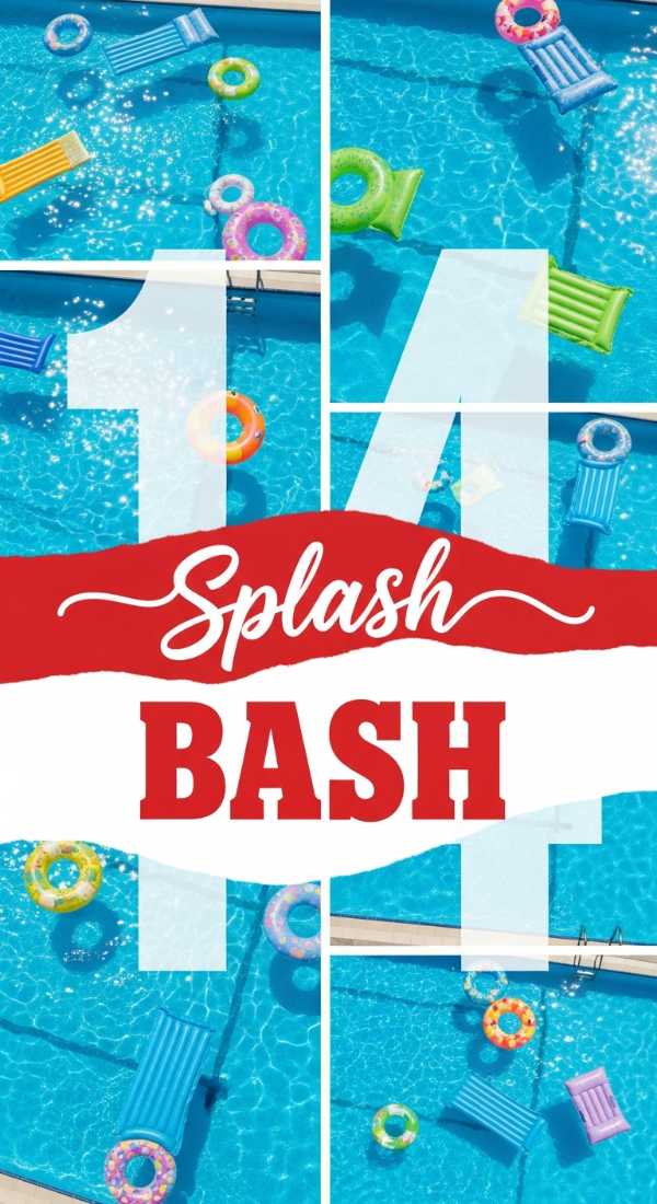 Refreshing Pool Party Decorations for Adults