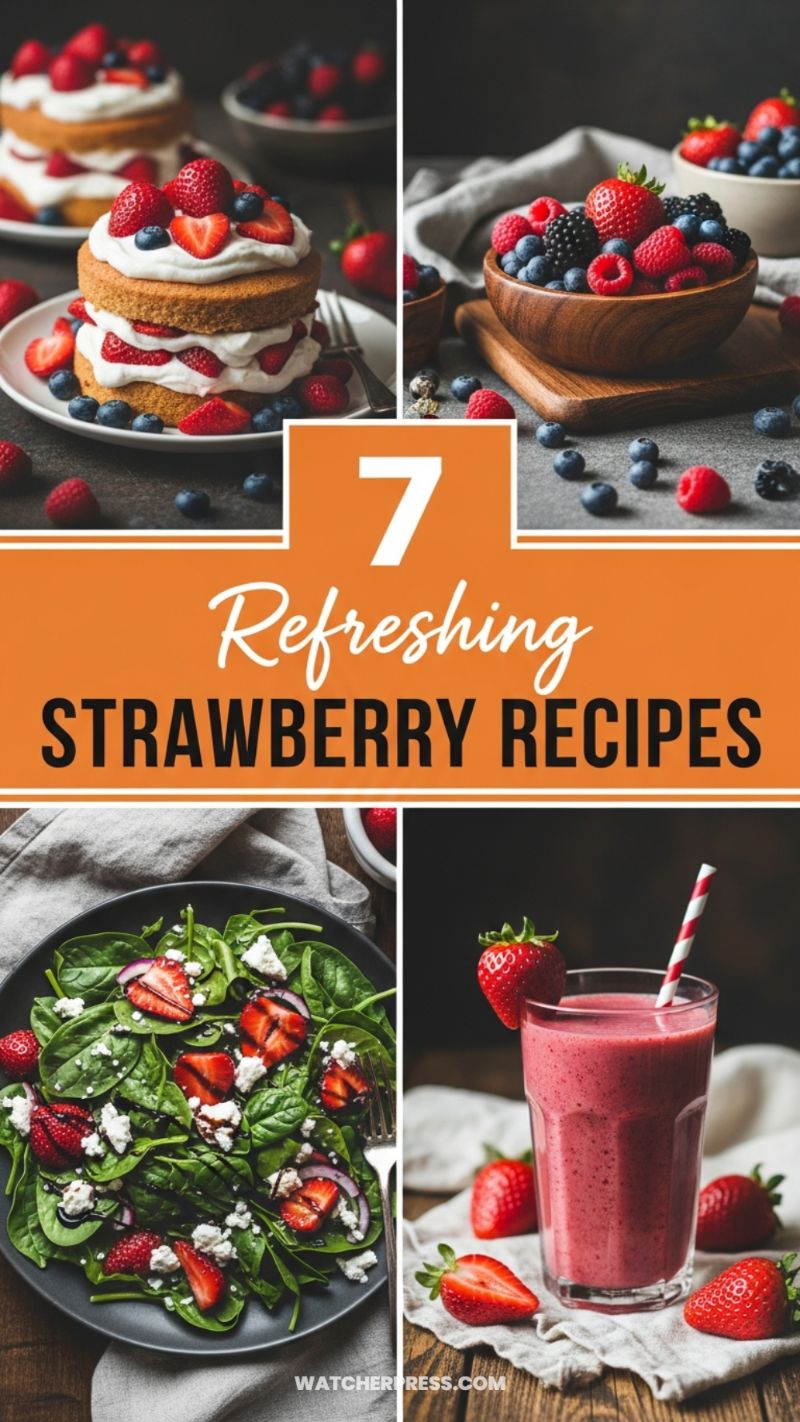 Refreshing Strawberry Shortcake & Summer Salads