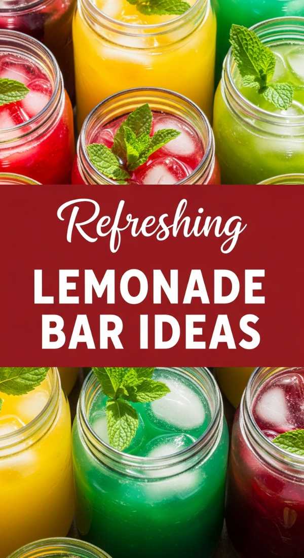 Refreshing Summer Lemonade Bar Inspo