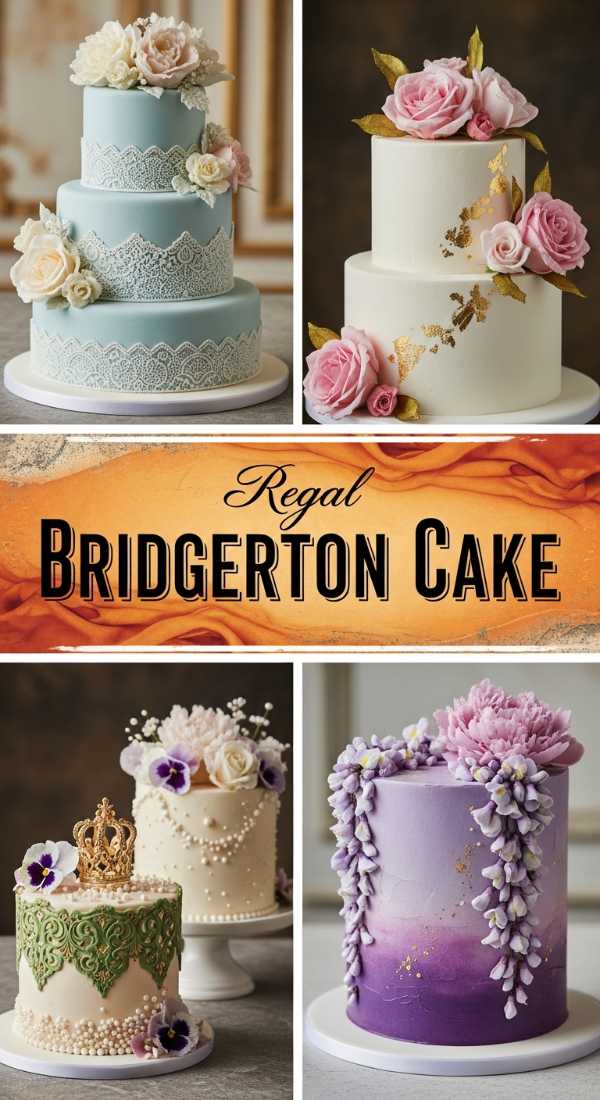 Regal Bridgerton Cake Ideas for Your Next Tea Party