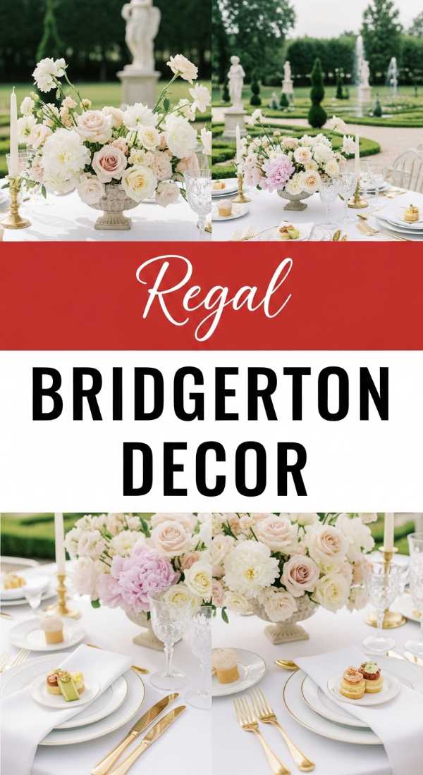 Regal Bridgerton Party Decor Inspiration