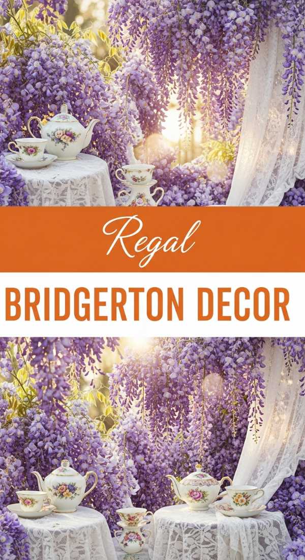 Regal Bridgerton Party Decor Inspiration
