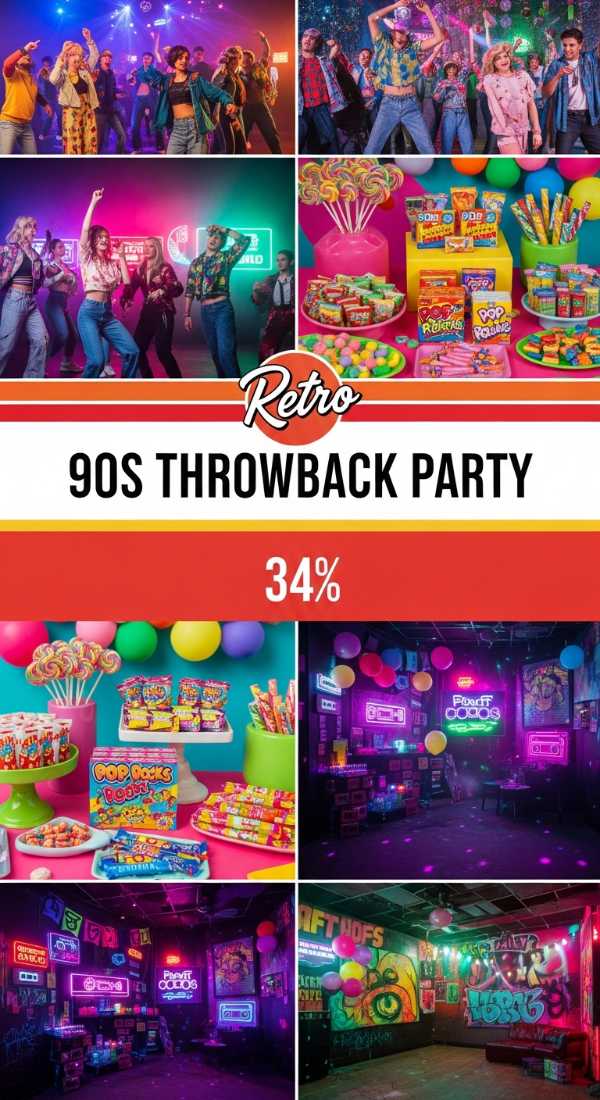 Retro 90s Throwback Party