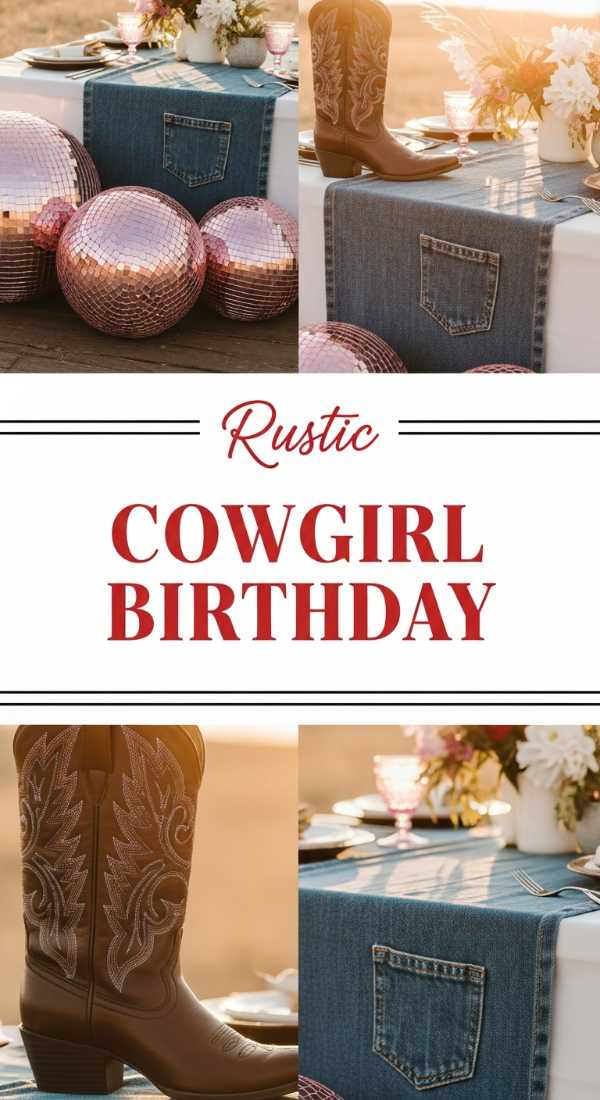 Rustic Cowgirl Birthday Party Ideas