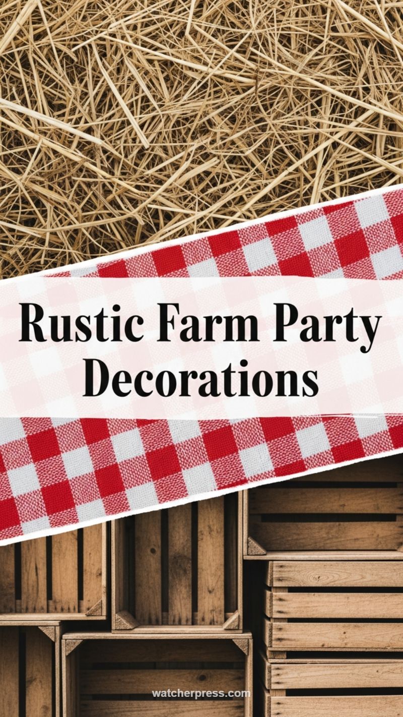 Rustic Farm Gingham Party