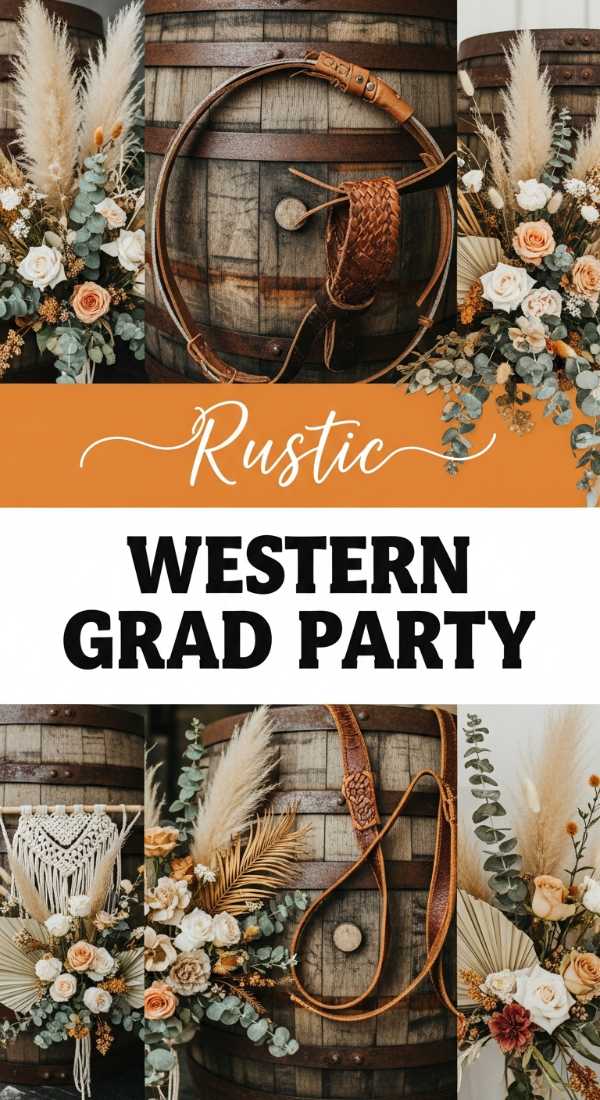 Rustic Western Graduation Party Decor